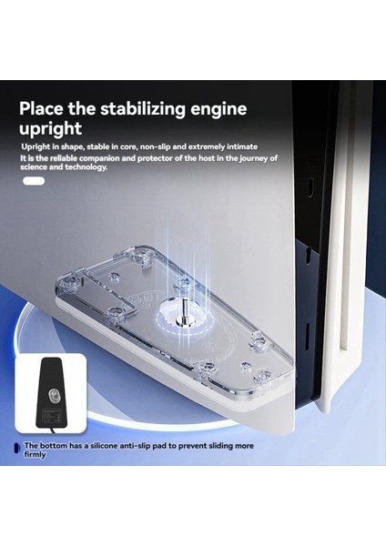 Ps5 ve Ps5 Slim Için Rgb Dikey Stand Tak ve Çalıştır (Yurt Dışından) modelleri