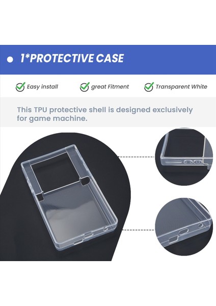 Analog Cep/ap El Oyun Konsolu Için Silikon Kılıf Beyaz (Yurt Dışından) indirimleri