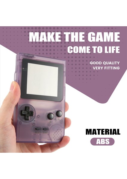 Gameboy Pocket Oyunu Için Kendin Yap Kabuk Değişimi Şeffaf Mor (Yurt Dışından) fırsatları