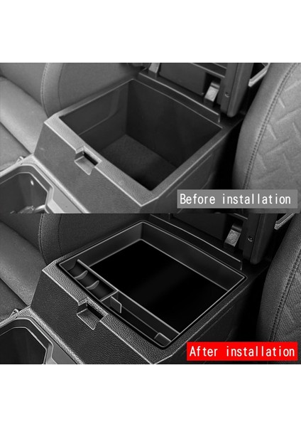 Toyota Tacoma 2024 Için Siyah Araç Kol Dayanağı Saklama Kutusu (Yurt Dışından) modelleri