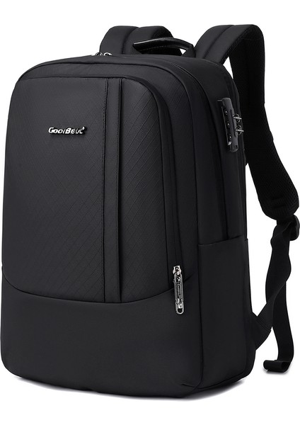 Coolbell CB-8311 15,6 Inç Dizüstü Bilgisayar Için Hırsızlığa Lı Sırt Çantası Su Geçirmez Büyük Kapasiteli Seyahat Omuz Çantası - Siyah (Yurt Dışından)
