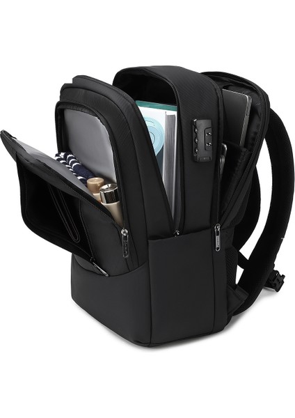 Coolbell CB-8311 15,6 Inç Dizüstü Bilgisayar Için Hırsızlığa Lı Sırt Çantası Su Geçirmez Büyük Kapasiteli Seyahat Omuz Çantası - Siyah (Yurt Dışından) modelleri
