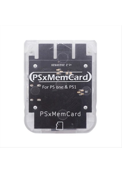 Psxmemcard Ps1 Hafıza Kartı Oyun Verilerini Şeffaf ve Siyah Olarak Kaydedin (Yurt Dışından)