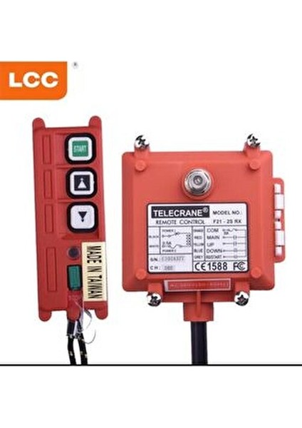 Uzaktan Kumanda 100 m Çekim Mesafesi 220 Volt Acil Stoplu Endüstriyel Kullanım modelleri