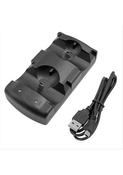 Sony Ps3 Için Çift Şarj Cihazı USB Çift Şarj Güç Tabanı Şarj Cihazı (Yurt Dışından)