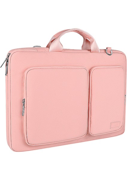 ST11 Elde Taşınabilir Dizüstü Bilgisayar Çantası Su Geçirmez Dizüstü Bilgisayar Omuz Çantası El Çantası Kılıfı 13,3 Inç Dizüstü Bilgisayar Için - Pembe (Yurt Dışından) indirimleri