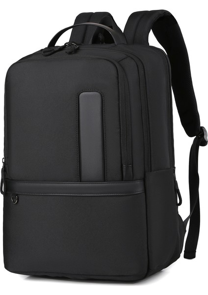 B727 Su Geçirmez Oxford Kumaş Dizüstü Bilgisayar Sırt Çantası Büyük Kapasiteli Iş Seyahat Omuz Çantası Erkekler Için - Siyah (Yurt Dışından)