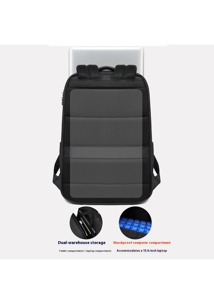 Coolbell CB-8311 15,6 Inç Dizüstü Bilgisayar Için Hırsızlığa Lı Sırt Çantası Su Geçirmez Büyük Kapasiteli Seyahat Omuz Çantası - Gri (Yurt Dışından) indirimleri