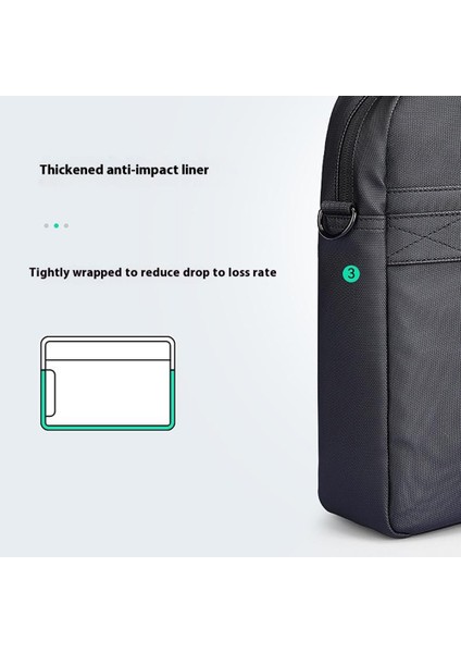 Mark Ryden MR425 Oxford Kumaş Evrak Çantası Erkek Iş Seyahat Dizüstü Bilgisayar Çantası Çapraz Askılı Çanta - Siyah / 14 Inç (Yurt Dışından) modelleri