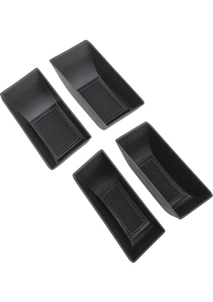 Takım Araba Iç Kapı Kol Dayanağı Saklama Kutusu Kapağı Arka Kılıf (Yurt Dışından)
