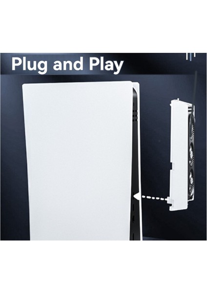 Ps5 Soğutma Fanı Sessiz Soğutucu Fan LED Işık Usb3.0 Hub'ları (Yurt Dışından) fiyatları