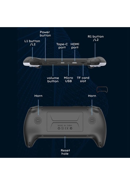 Project x Oyun Konsolu 4.3 Inç 8gb Taşınabilir Oyun Konsolu Ps1 Için (Yurt Dışından)