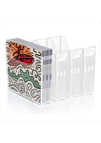 4 Parça 12 x 12 Inç Kağıt Saklama, Scrapbook Kağıdı Saklama (Yurt Dışından)