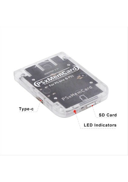 Psxmemcard Ps1 Hafıza Kartı Oyun Verilerini Şeffaf ve Siyah Olarak Kaydedin (Yurt Dışından) indirimleri