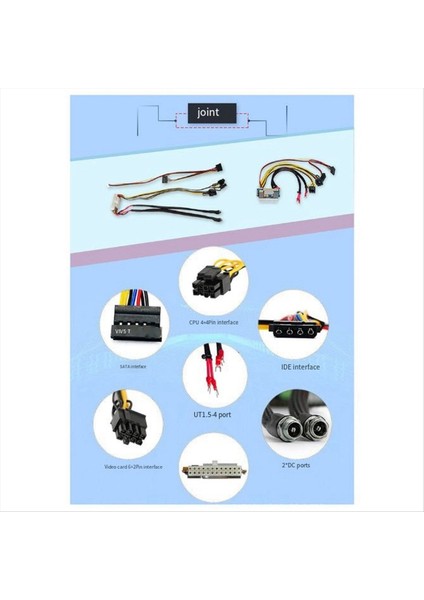 450W 24PIN 12V Dc Giriş 450W Çıkış Anahtarı Dc-Dc Atx Güç Kaynağı (Yurt Dışından) modelleri
