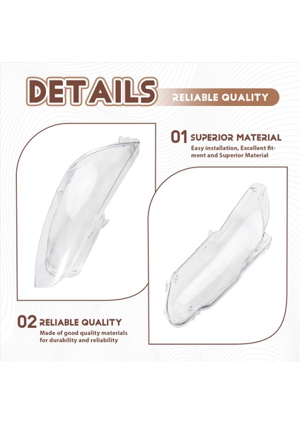 Bmw E92 E93 Coupe Convertible Sağ Ön Far Mercek Kapakları (Yurt Dışından) indirimleri