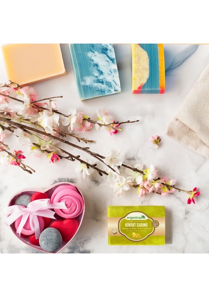 Doğal Kükürt Sabunu 140 gr x 2 Adet Tüm Cilt Tipleri Için Antioksidan ve Yenileyici Etkili fırsatları