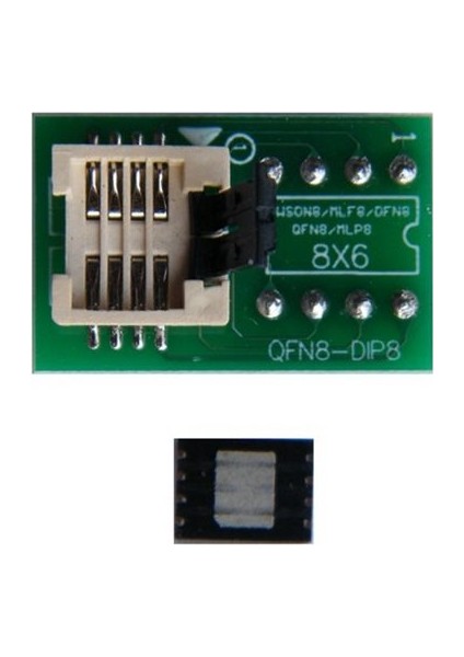 Qfn8/wson8/mlf8/mlp8/dfn8 To Dıp8 Programlayıcı, 6X8MM Ic Çip Soketi (Yurt Dışından) modelleri