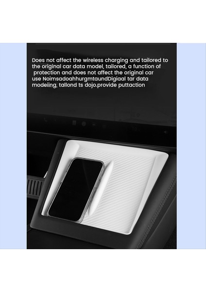 Tesla Orta Konsol Kablosuz Şarj Silikon Ped Düzenleyicisi (Yurt Dışından) indirimleri