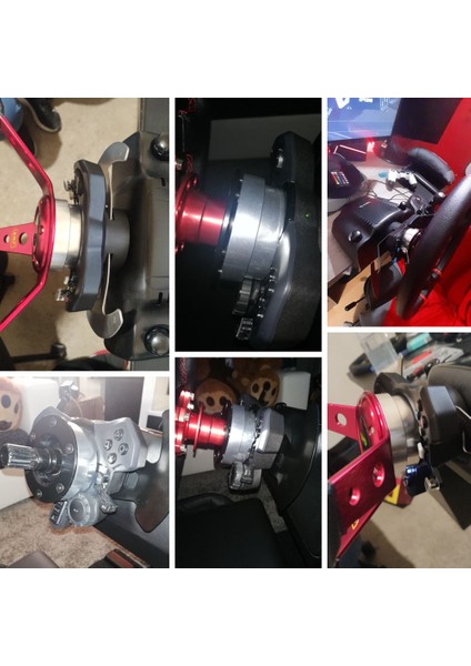 Logitech G29 G920 G923 13/14 Inç Direksiyon Simidi Adaptörü Siyah (Yurt Dışından) modelleri