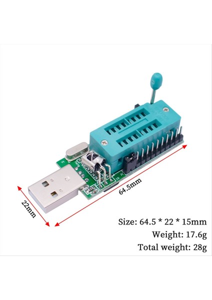 CH341A Programlayıcı V1.7 1.8V Seviye Kaydırma (Yurt Dışından) modelleri