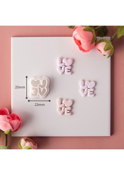 Sevgililer Günü Serisi Love Kil Kalıp Eklenti Çıkartmaları, Gösterildiği Gibi (Yurt Dışından) modelleri