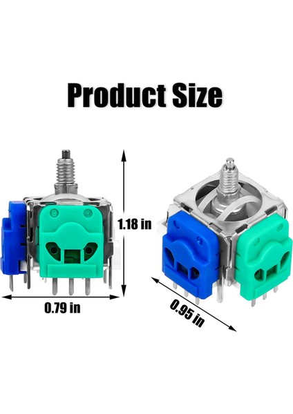 2'li Paket Elektromanyetik Joystick Yedek Drift Onarım Aksesuarları (Yurt Dışından) modelleri