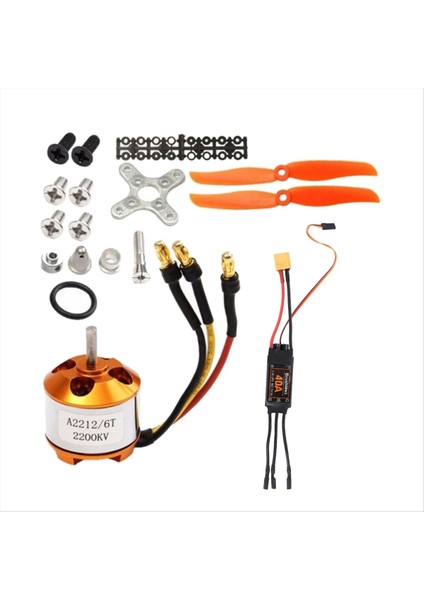 MOTOR+40A ESC+6035 Pervane+Pervane Koruyucu Elektrikli Motor Kiti (Yurt Dışından)