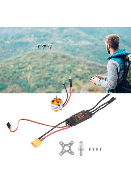 MOTOR+40A ESC+6035 Pervane+Pervane Koruyucu Elektrikli Motor Kiti (Yurt Dışından) fırsatları