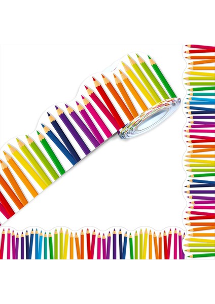 1 Rulo 59 Ft Kendinden Yapışkanlı Pano Kenarlıkları Taraklı Kenarlık Süslemesi (Yurt Dışından) fiyatları