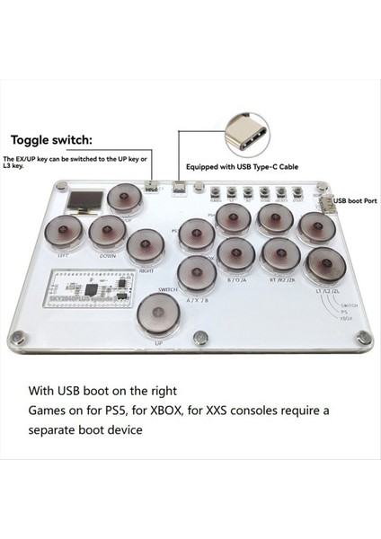 13 Tuşlu Arcade Oyun Kumandası Hitbox Street Fighter Kumandası D (Yurt Dışından) fiyatları