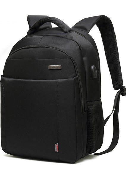 Coolbell CB-2037S Harici USB Portlu Su Geçirmez 15,6 Inç Dizüstü Bilgisayar Sırt Çantası - Siyah (Yurt Dışından)
