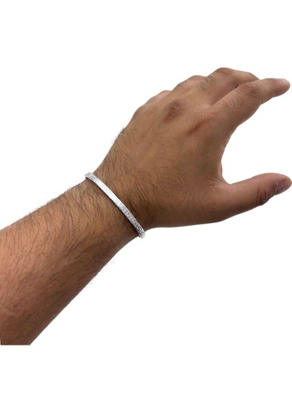 Çift Toplu Ayarlanabilir Gümüş Grek Desen Bilezik fiyatları