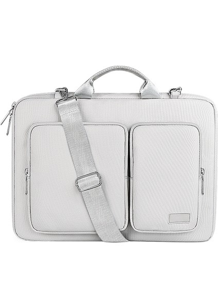 ST11 Elde Taşınabilir Dizüstü Bilgisayar Çantası Su Geçirmez Dizüstü Bilgisayar Omuz Çantası El Çantası Kılıfı 13,3 Inç Dizüstü Bilgisayar Için - Açık Gri (Yurt Dışından)