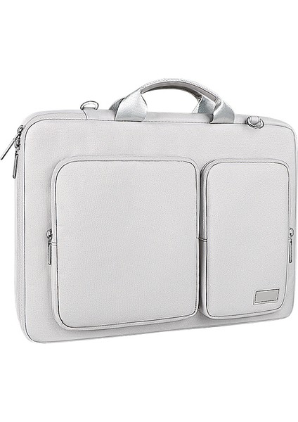 ST11 Elde Taşınabilir Dizüstü Bilgisayar Çantası Su Geçirmez Dizüstü Bilgisayar Omuz Çantası El Çantası Kılıfı 13,3 Inç Dizüstü Bilgisayar Için - Açık Gri (Yurt Dışından) indirimleri