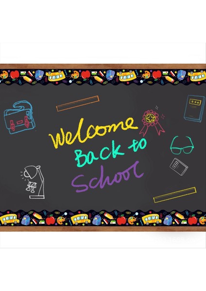 Pano Kenarlığı Kendinden Yapışkanlı Kenarlık Çıkartması, Siyah (Yurt Dışından) fiyatları