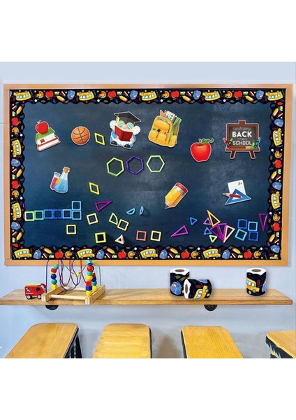 Pano Kenarlığı Kendinden Yapışkanlı Kenarlık Çıkartması, Siyah (Yurt Dışından) modelleri