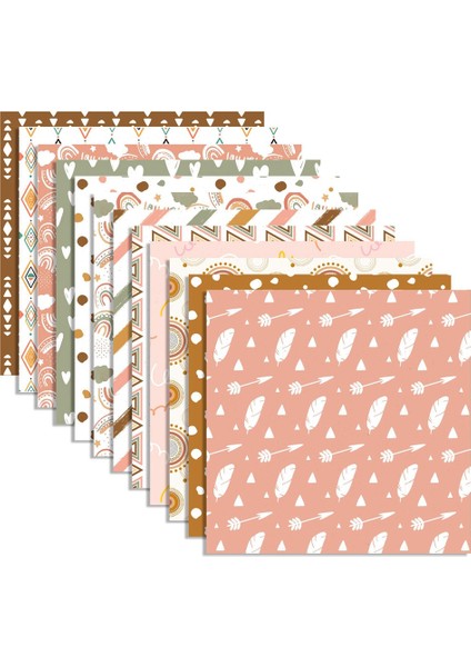 Scrapbook Kağıt Bloknotu - 12 Inç x 12 Inç Sevimli Desenli Karton (Yurt Dışından)