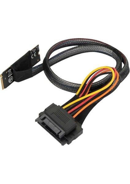 M2TO8639 M.2 M-Key - U.2 SFF-8639 Adaptör Kablosu (Yurt Dışından)