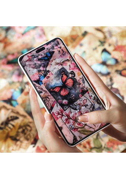 80 Yaprak Vintage Kelebek Bal Arısı Çiçekleri Bahçe Karalama Defteri Kağıdı (Yurt Dışından) indirimleri