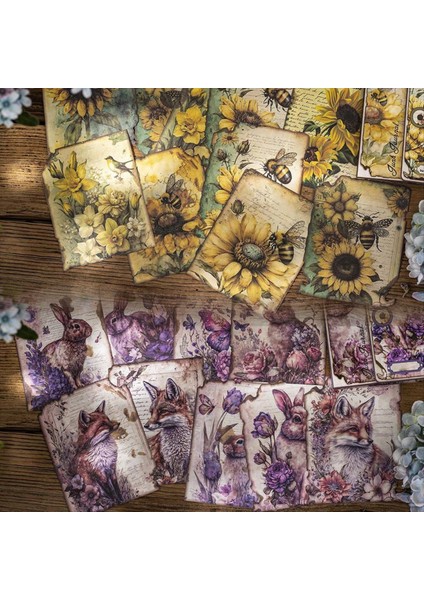 60 Adet Vintage Scrapbooking Kağıdı Dekupaj Kağıdı (Yurt Dışından) fırsatları