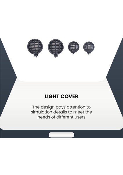 1:10 Rc Crawler Axial SCX10 D90 Tamiya CC01 Için Abajur/ışık Kapağı (Yurt Dışından) modelleri
