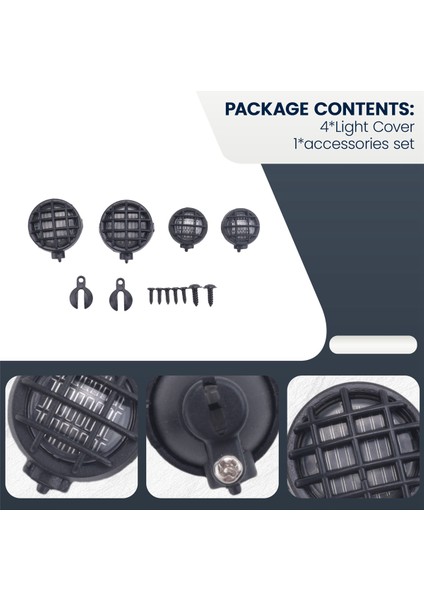 1:10 Rc Crawler Axial SCX10 D90 Tamiya CC01 Için Abajur/ışık Kapağı (Yurt Dışından) indirimleri