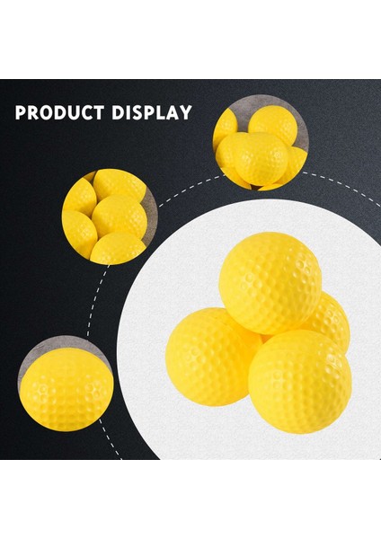 10 Adet Sarı Yumuşak Elastik Kapalı Alan Antrenman Pu Golf Topu (Yurt Dışından) indirimleri