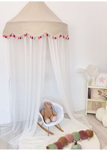 Duvar Tentesi Rainbow 100 cm Çocuklar İçin Güvenli Tül ve Pamuk Malzeme modelleri