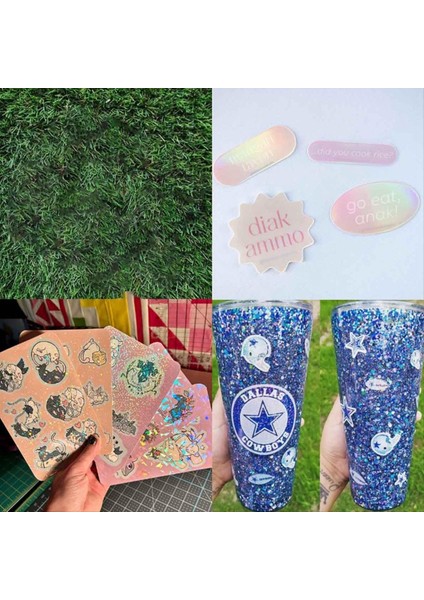 20 Yaprak Holografik Çıkartma Kağıdı A4 Boyutunda Vinil Laminasyon Çıkartmaları (Yurt Dışından) fiyatları