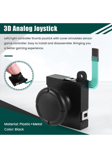 Nintendo Switch Için 3D Analog Joystick Başparmak Çubukları Yedekleri (Yurt Dışından) indirimleri
