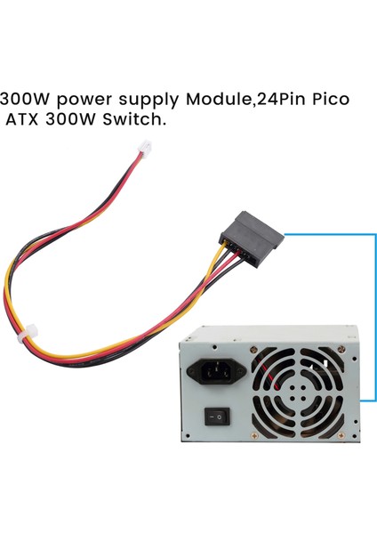 Pcı-E 6pın Giriş Dc 12V 300W Pıco Atx Anahtarı Psu Güç Kaynağı Modülü (Yurt Dışından) modelleri