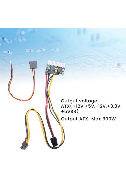 Pcı-E 6pın Giriş Dc 12V 300W Pıco Atx Anahtarı Psu Güç Kaynağı Modülü (Yurt Dışından) fırsatları