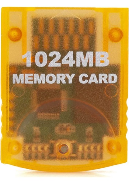 Nintendo Wii Gamecube Gc Oyun Belleği Için 1024 MB Hafıza Kartı, Turuncu (Yurt Dışından)
